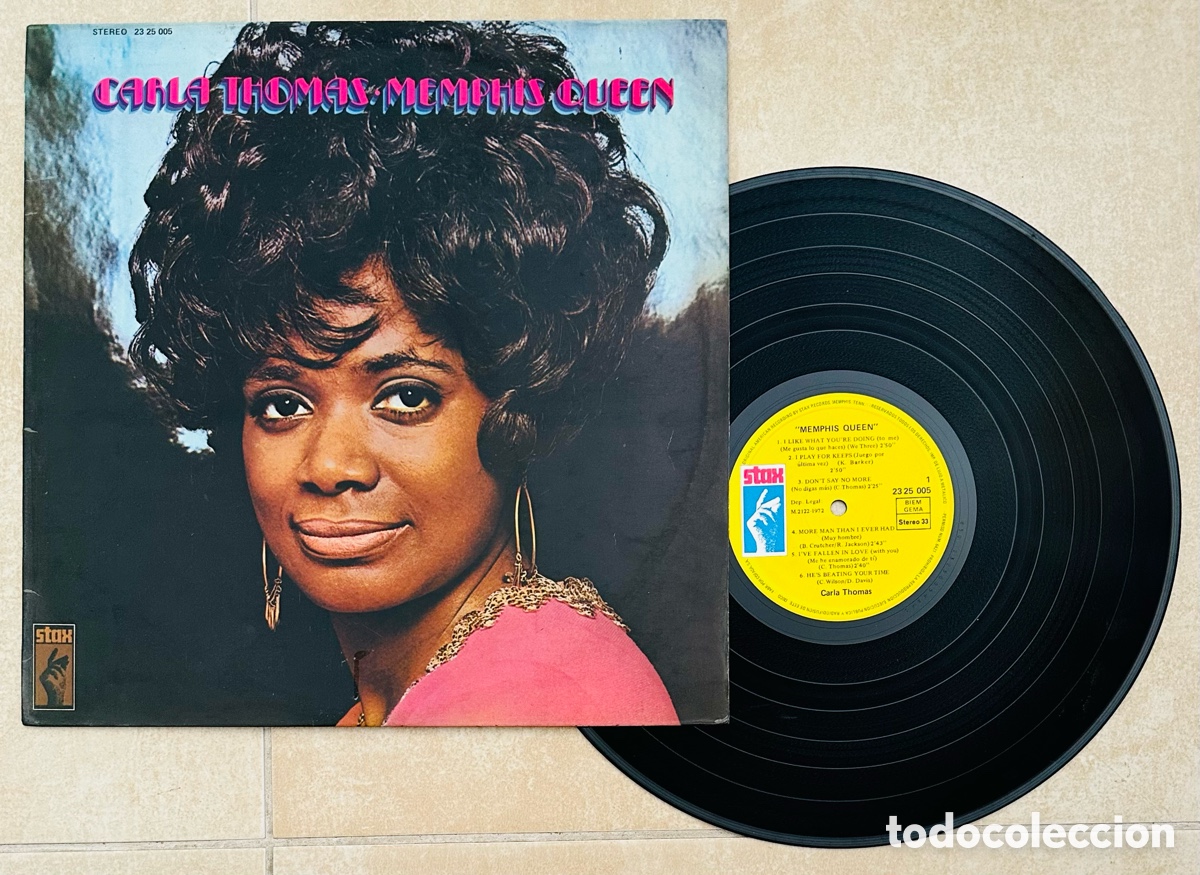 Discos de vinilo: Carla Thomas Lp Memphis Queen Stax Soul