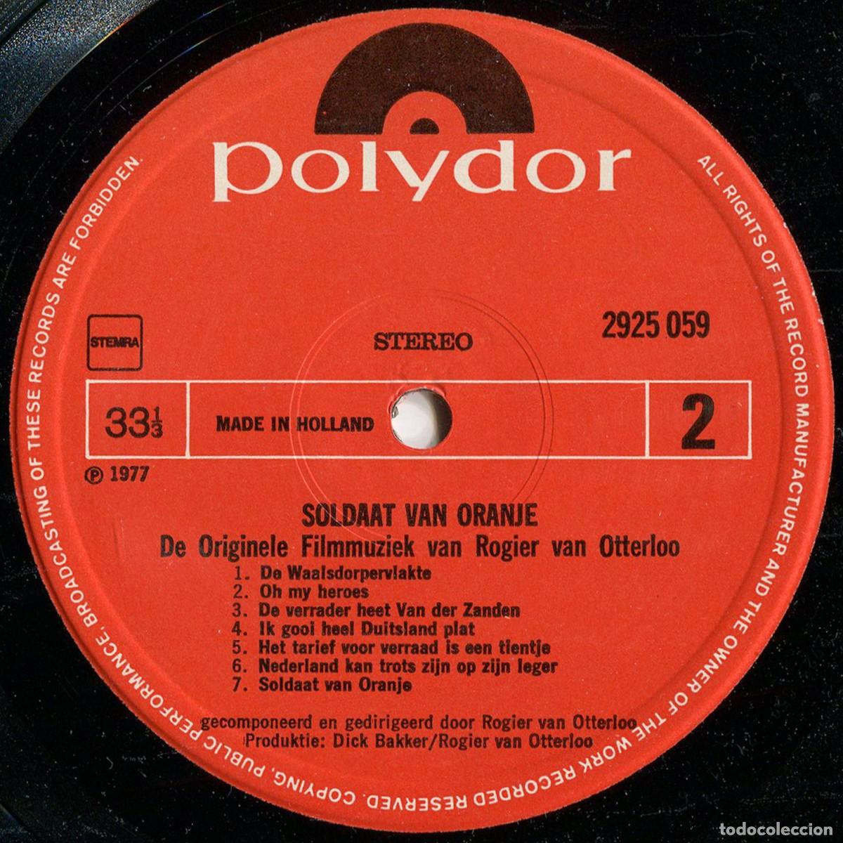 Discos de vinilo: Rogier Van Otterloo &ndash; Soldaat Van Oranje - LP Netherlands 1977 -Polydor 2925 059 - EX/EX - Foto 4