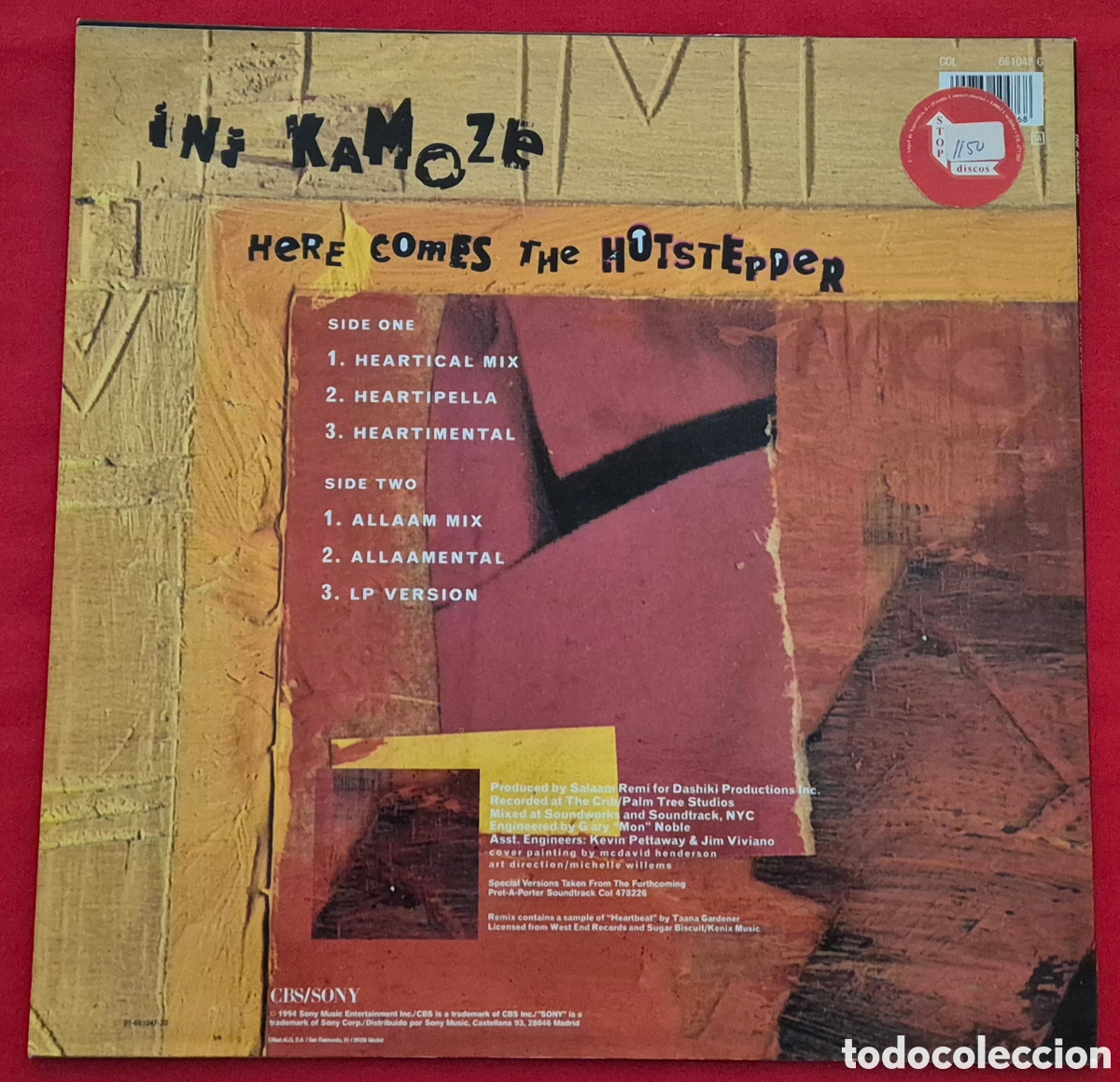 Discos de vinilo: Ini Kamoze &ndash; Here Comes The Hotstepper vinilo - Foto 2