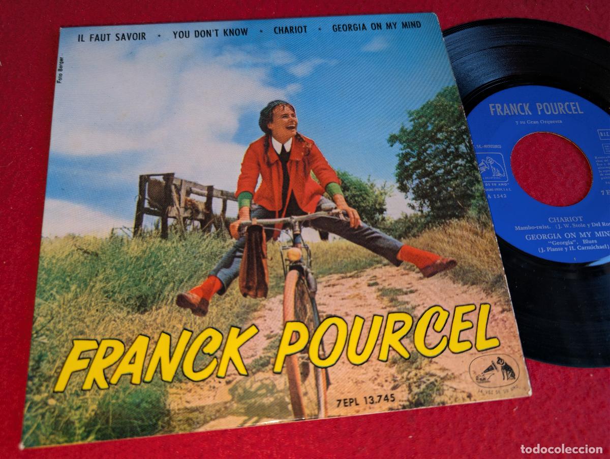 Discos de vinilo: FRANCK POURCEL ORQ. Il faut savoir/You don't know/Chariot +1 EP 7'' 1963 ESPA&Ntilde;A SPAIN