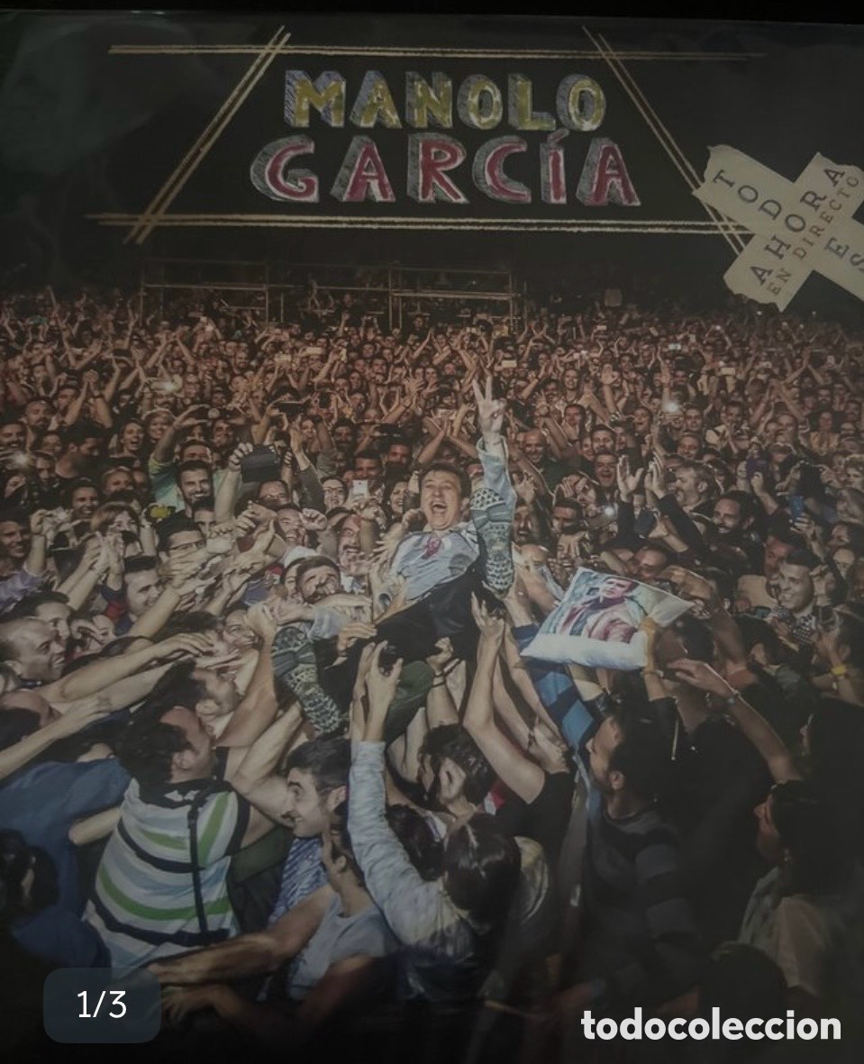Discos de vinilo: Manolo garc&iacute;a todo es ahora en directo vinilo y DVD