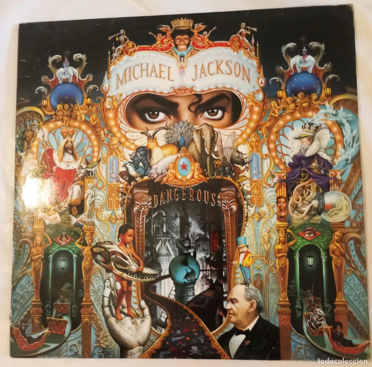 Discos de vinilo: MICHAEL JACKSON - DANGEROUS - DOBLE LP - PORTADA MARK RYDEN