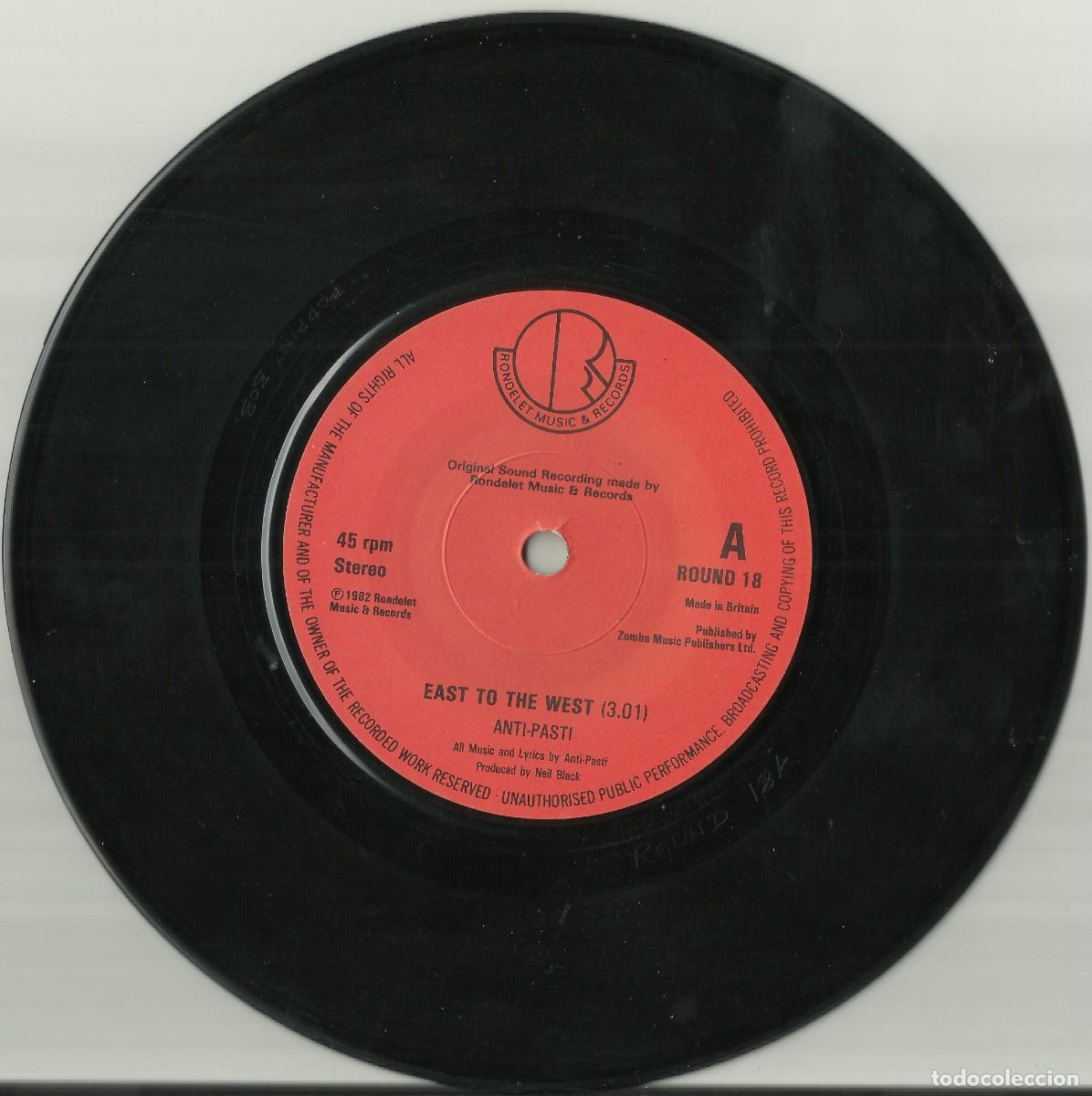 Discos de vinilo: ANTI-PASTI 1982 Single - Foto 3