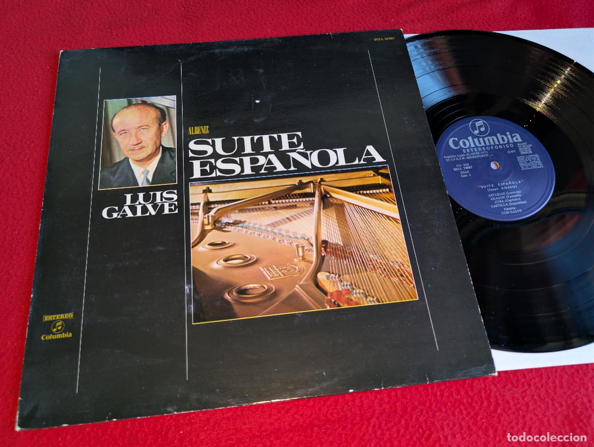 Discos de vinilo: LUIS GALVE piano Suite Espa&ntilde;ola ALBENIZ LP 1979 ESPA&Ntilde;A SPAIN