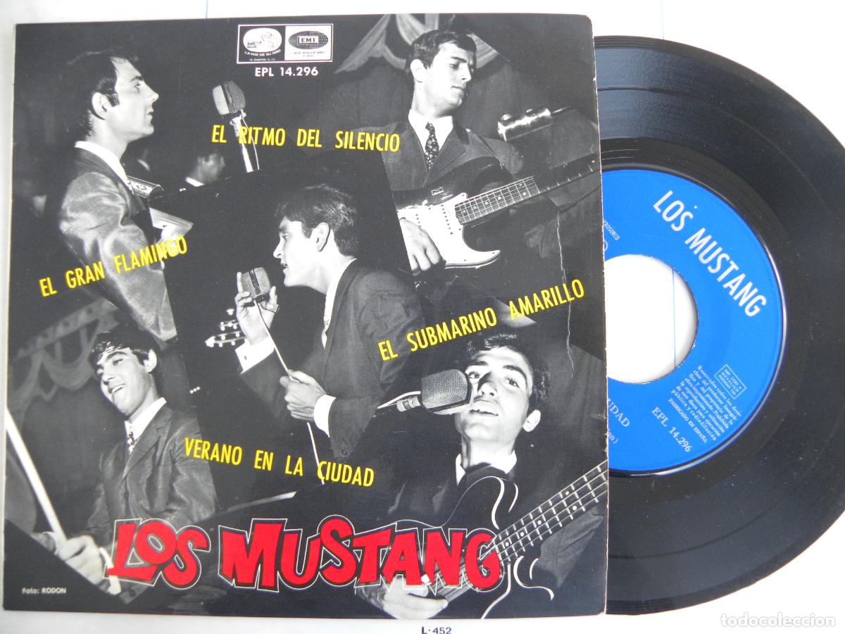 Discos de vinilo: LOS MUSTANG -SUMARINO AMARILLO -EP 1966 -PEDIDO MINIMO 3 EUROS