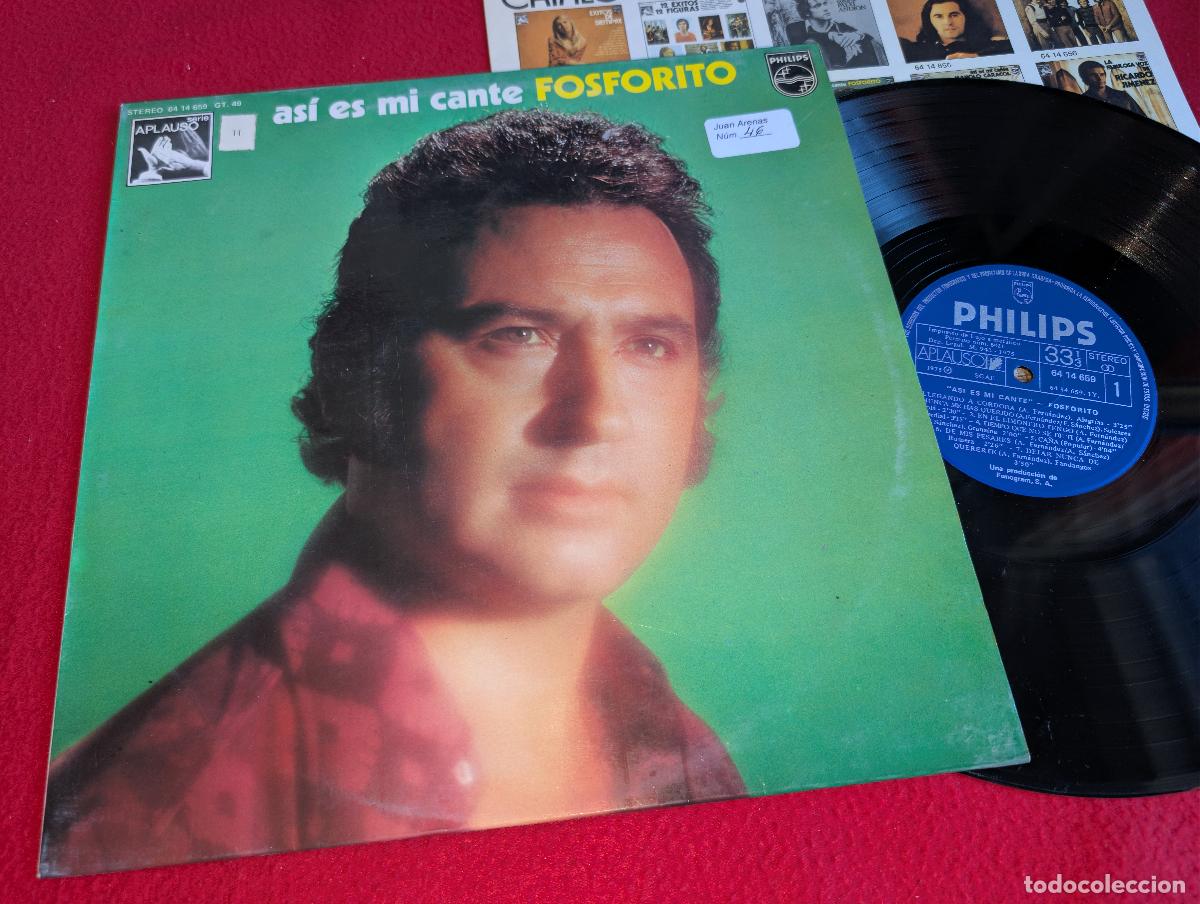 Discos de vinilo: FOSFORITO Asi es mi cante LP 1975 Philips