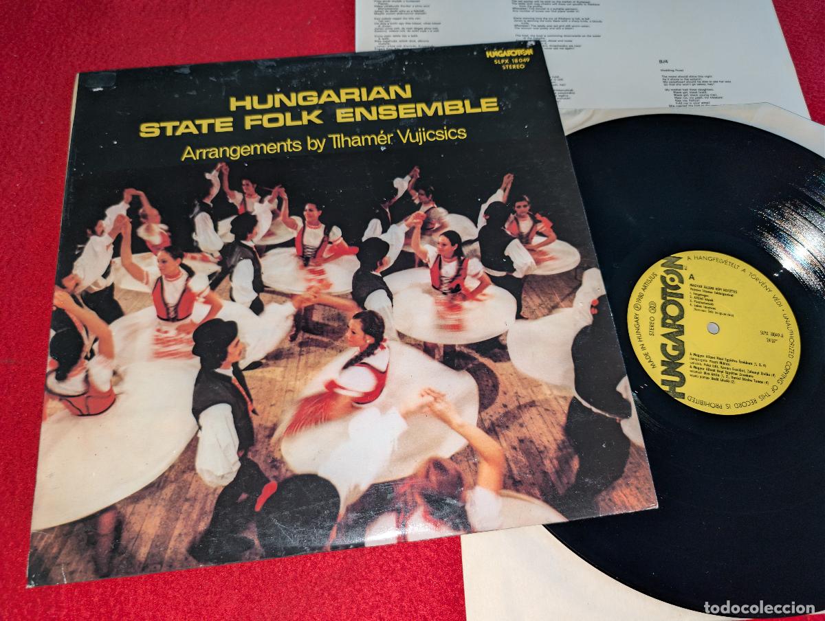 Discos de vinilo: HUNGARIAN STATE FOLK ENSEMBLE Tihamer Vujicsics LP 1980 Hungaraton HUNGRIA FOLK