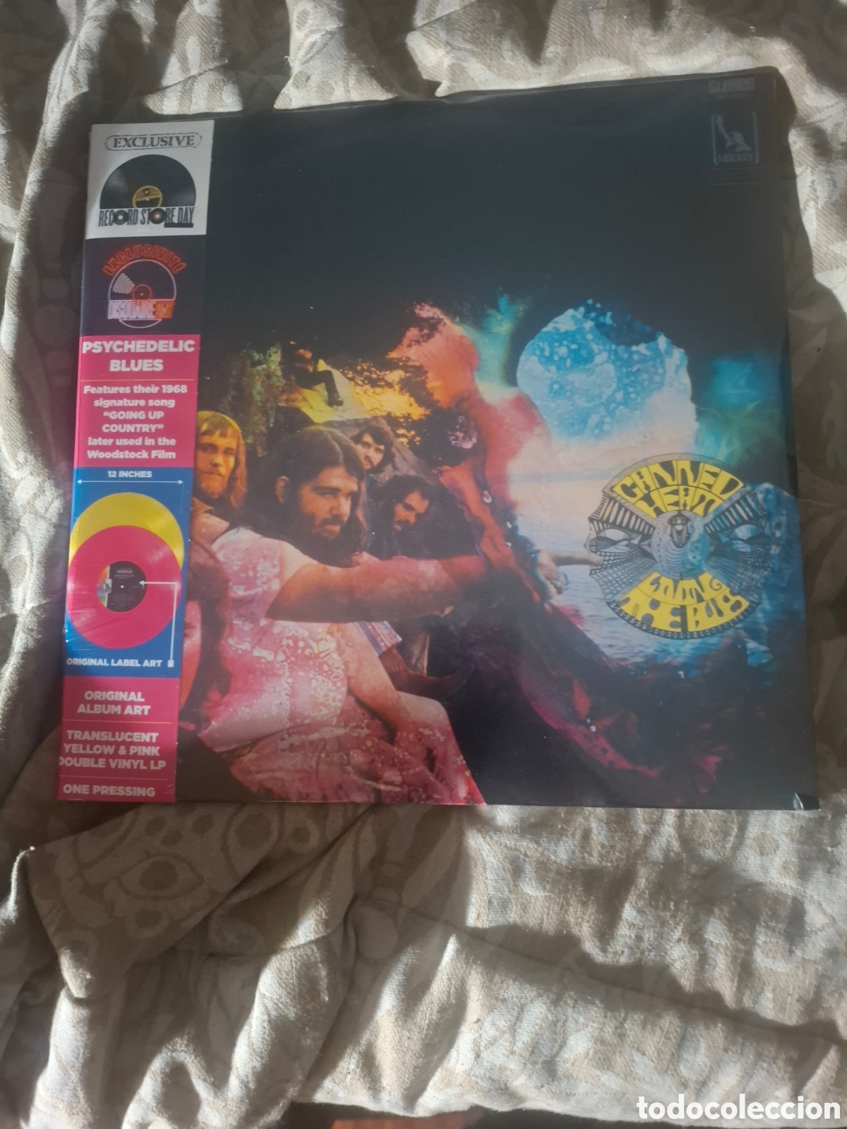 Discos de vinilo: Canned Heat Living The Blues 2lp amarillo y rosa ed rsd gatefold