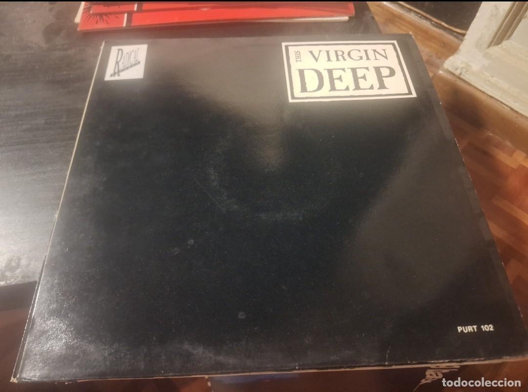 Discos de vinilo: VIRGIN DEEP - WHO DO YOU LOVE - 12&rdquo; MAXI UK PURPLE PLUM 1985 GOTH ROCK