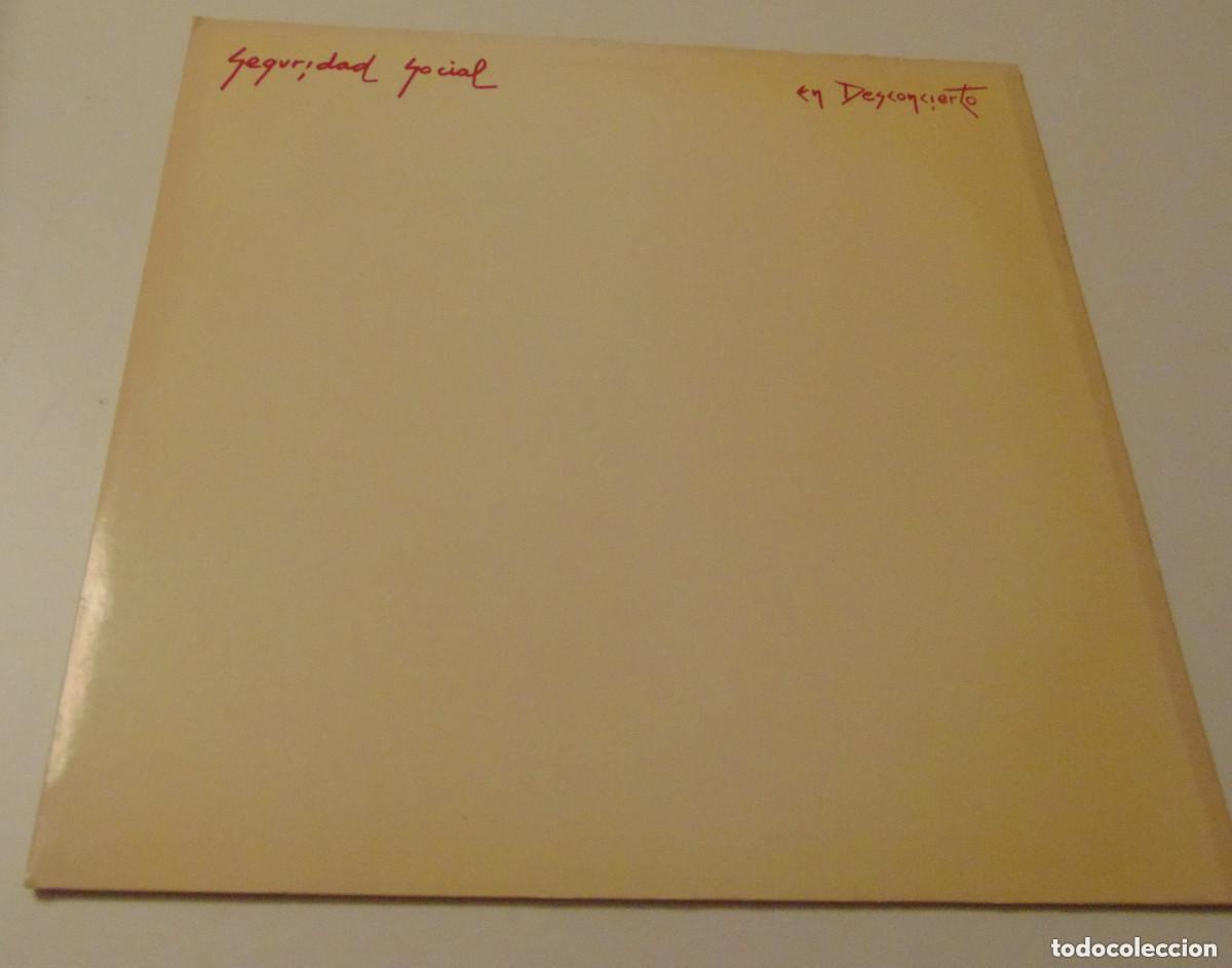 Discos de vinilo: Seguridad Social &ndash; En Desconcierto - LP 1984 PORTADA GATEFOLD - NUMERADO