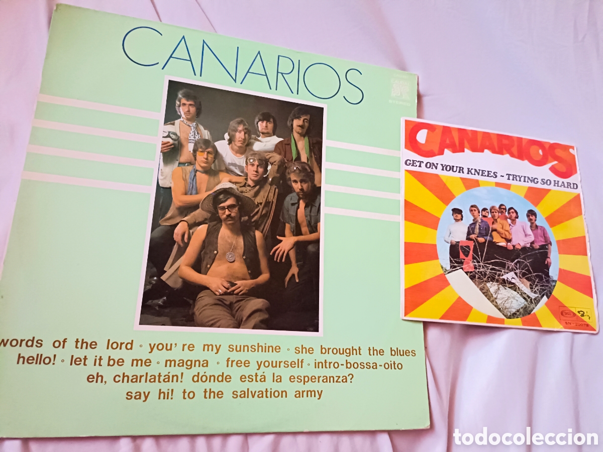 Vinyl records: CANARIOS LP VINILO PROG/PSYCH 1977 + SINGLE
