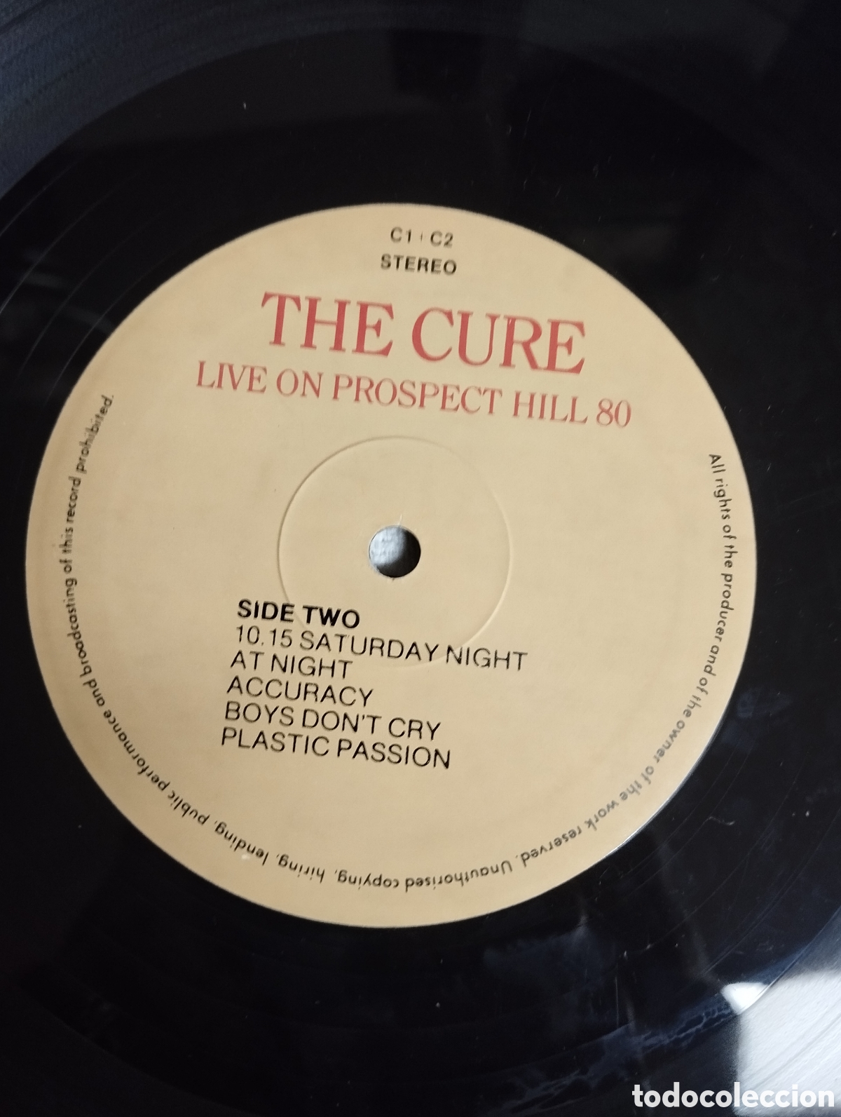 Discos de vinilo: THE CURE LIVE PROSPECTION HILL - Foto 4