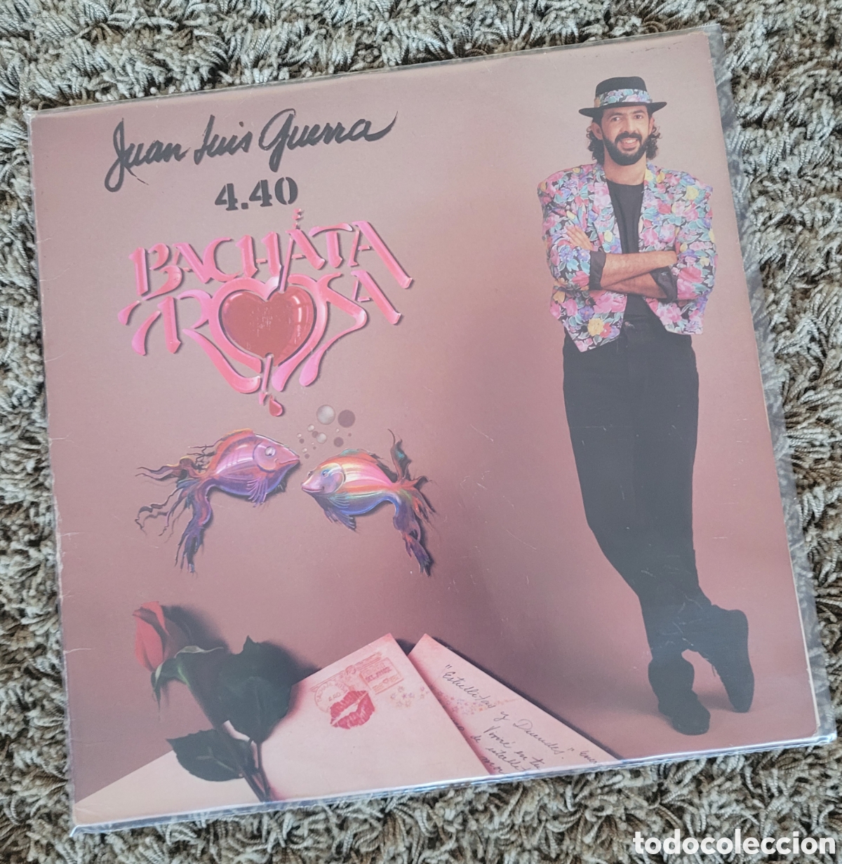 Discos de vinilo: Juan Luis Guerra 4.40 Bachata Rosa LP Vinilo