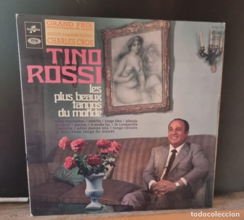 Discos de vinilo: TINO ROSSI - LES PLUS BEAUX TANGOS DU MONDE - COLUMBIA.