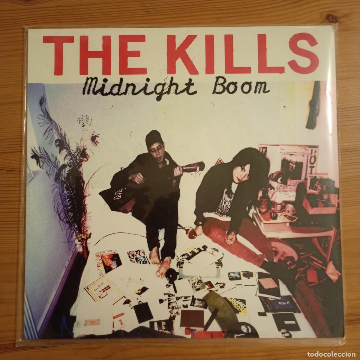 Discos de vinilo: The Kills - Midnight Boom - VINILO AZUL TRANAPARENTE 2023 | Vinilo LP Seminuevo