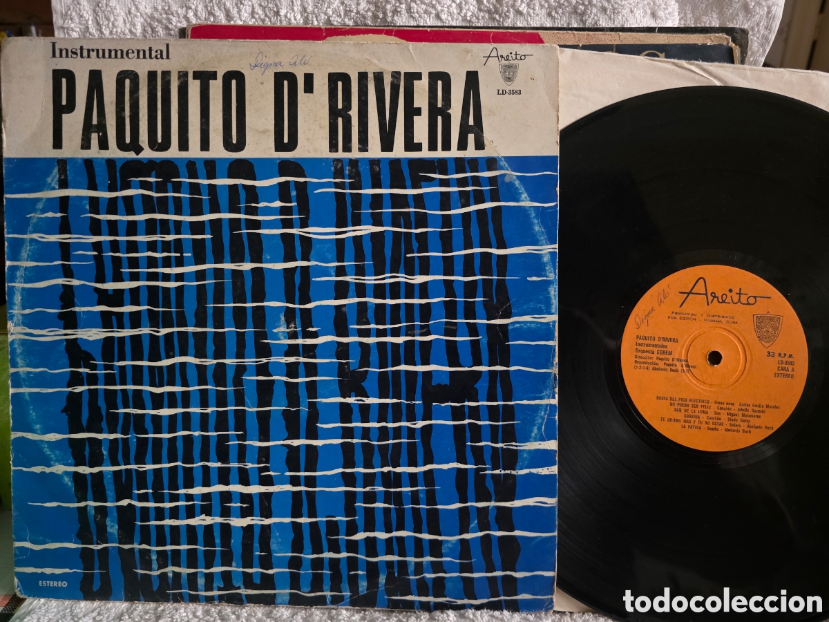 Discos de vinilo: Paquito D'Rivera&nbsp;&ndash;&nbsp;Instrumental Edicion CUBA