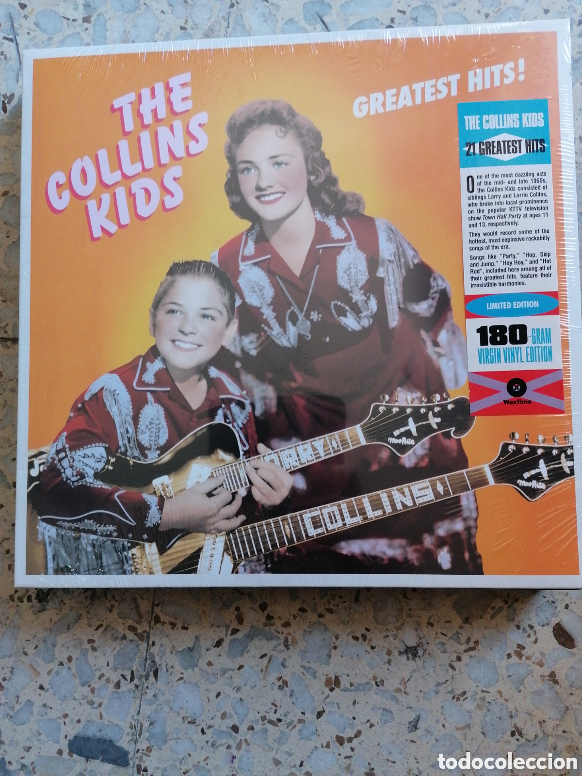 Dischi in vinile: LP THE COLLINS KIDS GREATEST HITS NUEVO PRECINTADO EDICION LIMITADA