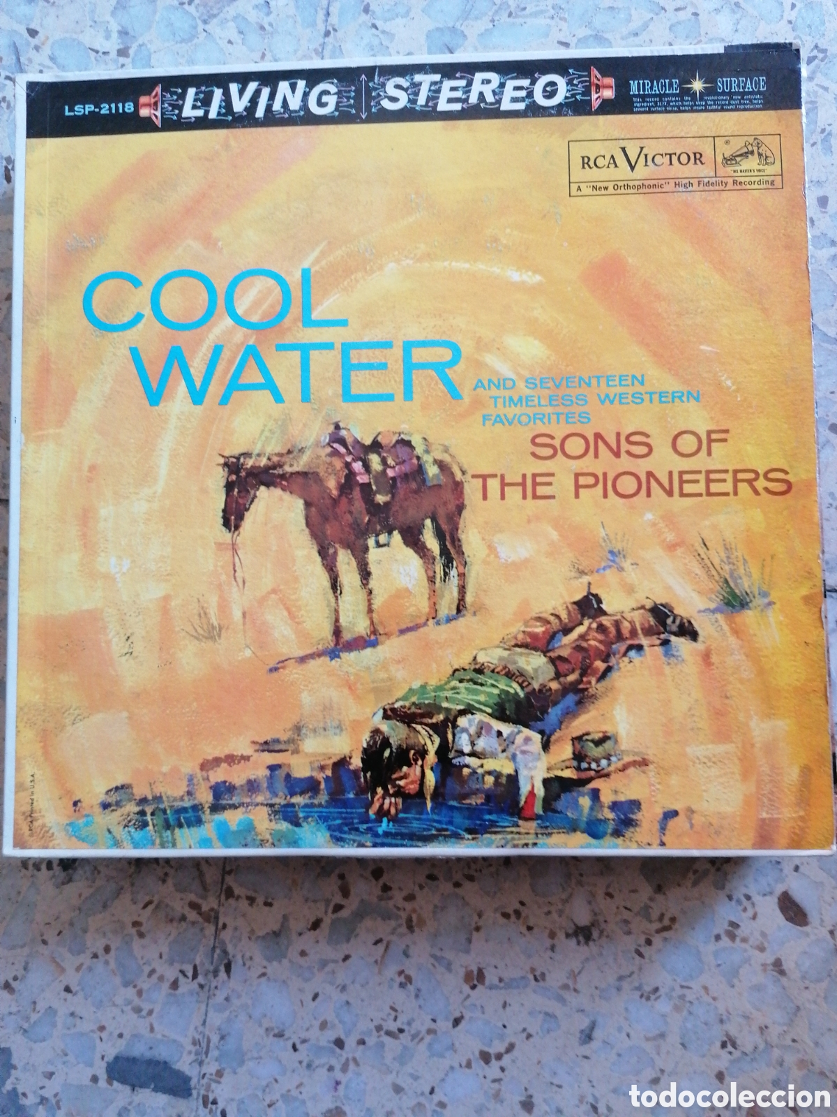 Disques de vinyle: LP COOL WATER SONS OF THE PIONEERS 1960 USA