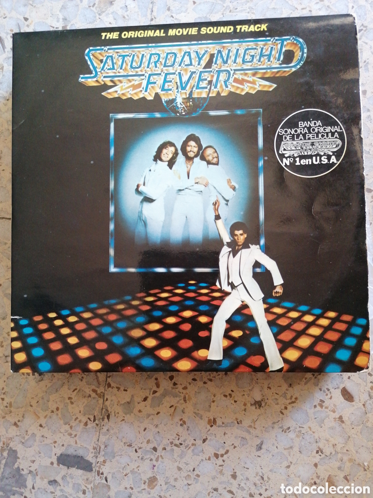 Dischi in vinile: 2 LP SATURDAY NIGHT FEVER BSO 1977 ESPA&Ntilde;A PORTADA DOBLE