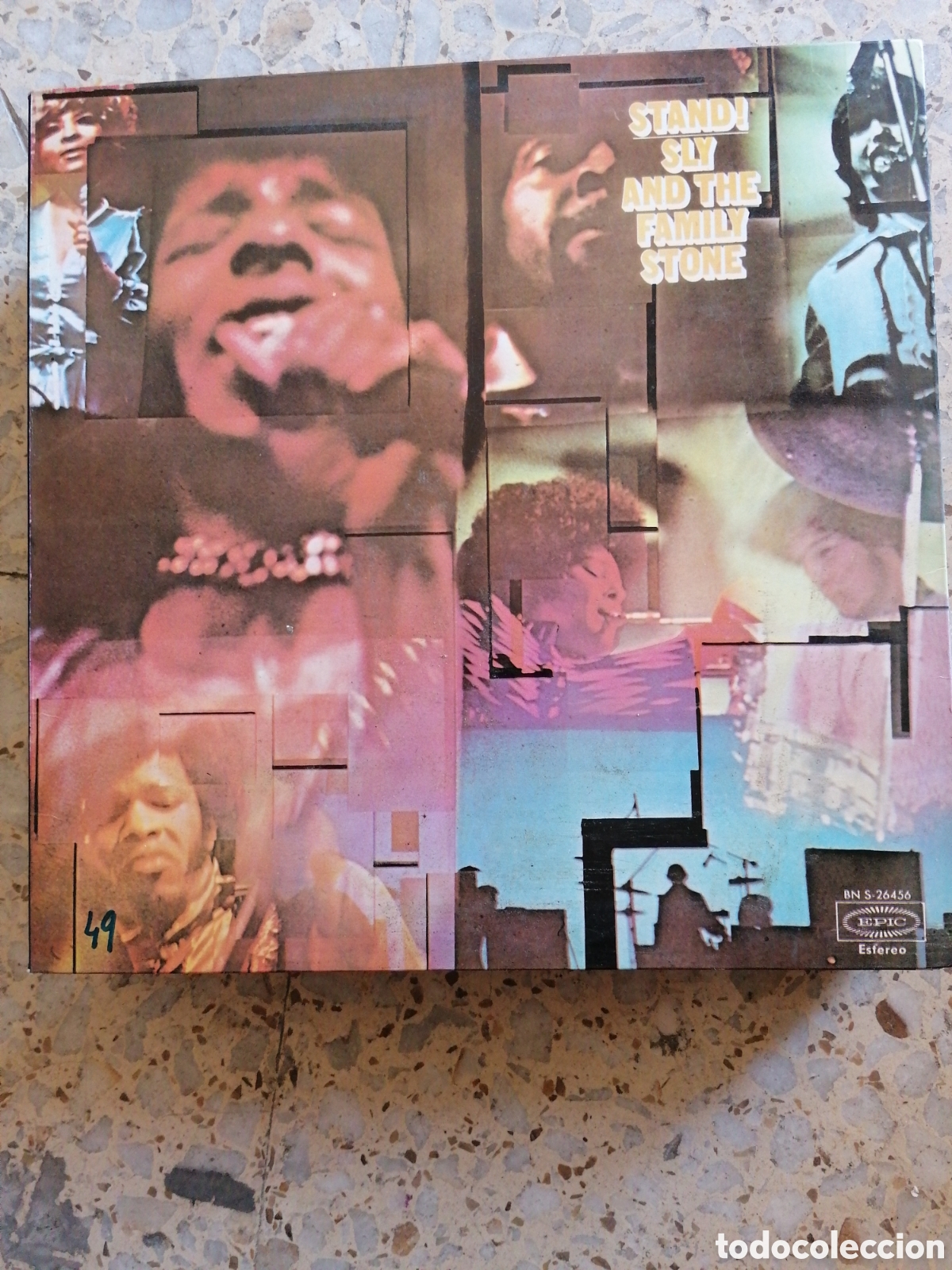 Disques de vinyle: LP SLY AND THE FAMILIY STONE STAND 1970 ESPA&Ntilde;A PORTADA DOBLE