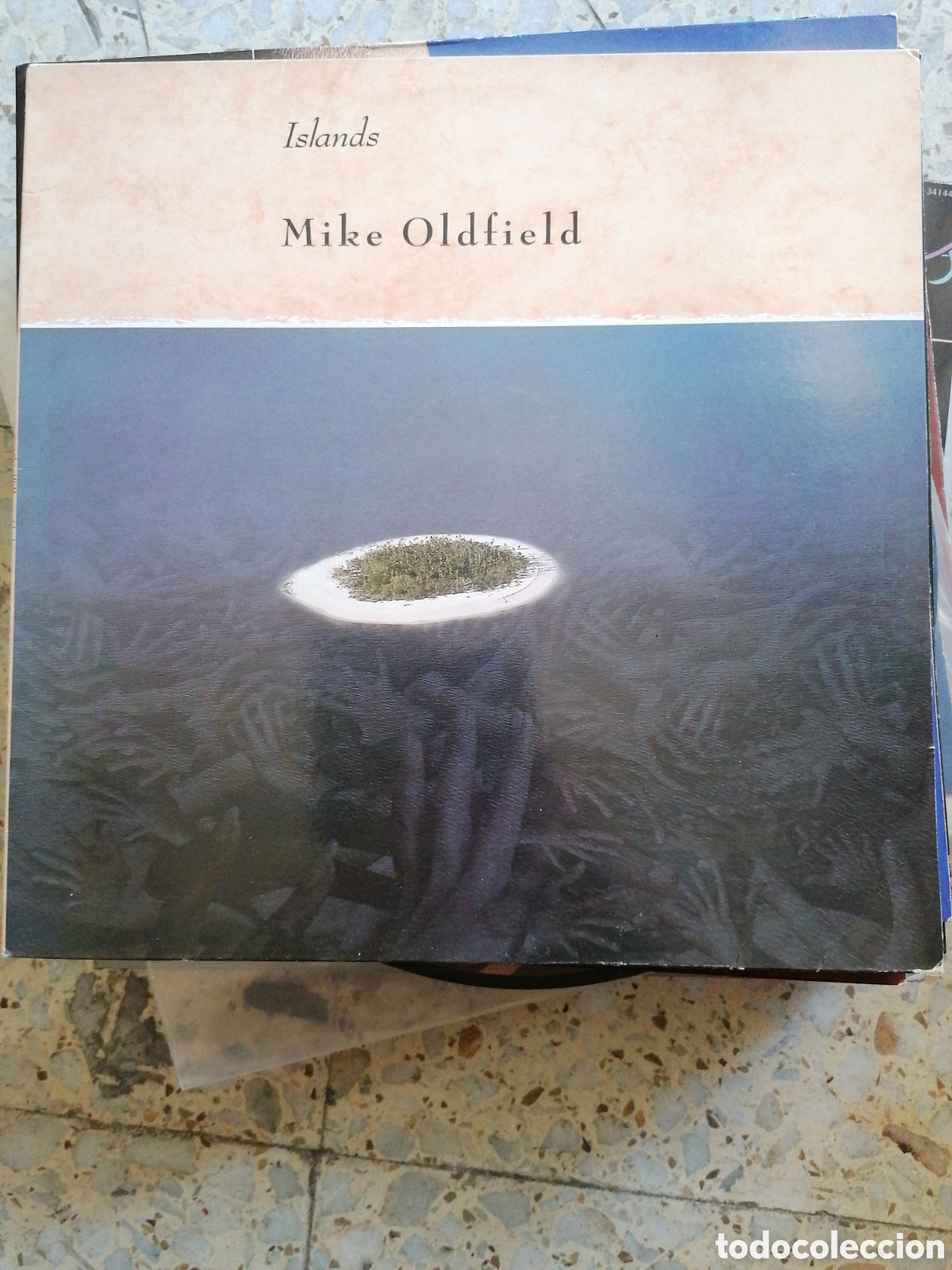 Disques de vinyle: LP MIKE OLDFIELD ISLANDS 1987 ESPA&Ntilde;A INSERT