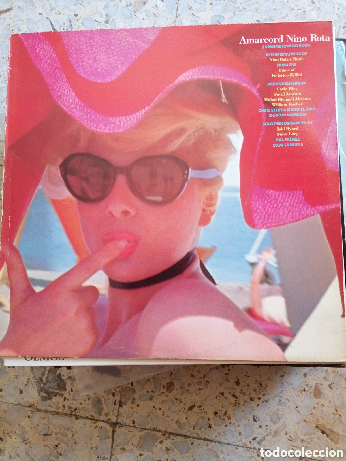 Vinyl records: LP BSO AMARCORD NINO ROTA 1982 ESPA&Ntilde;A INSERT