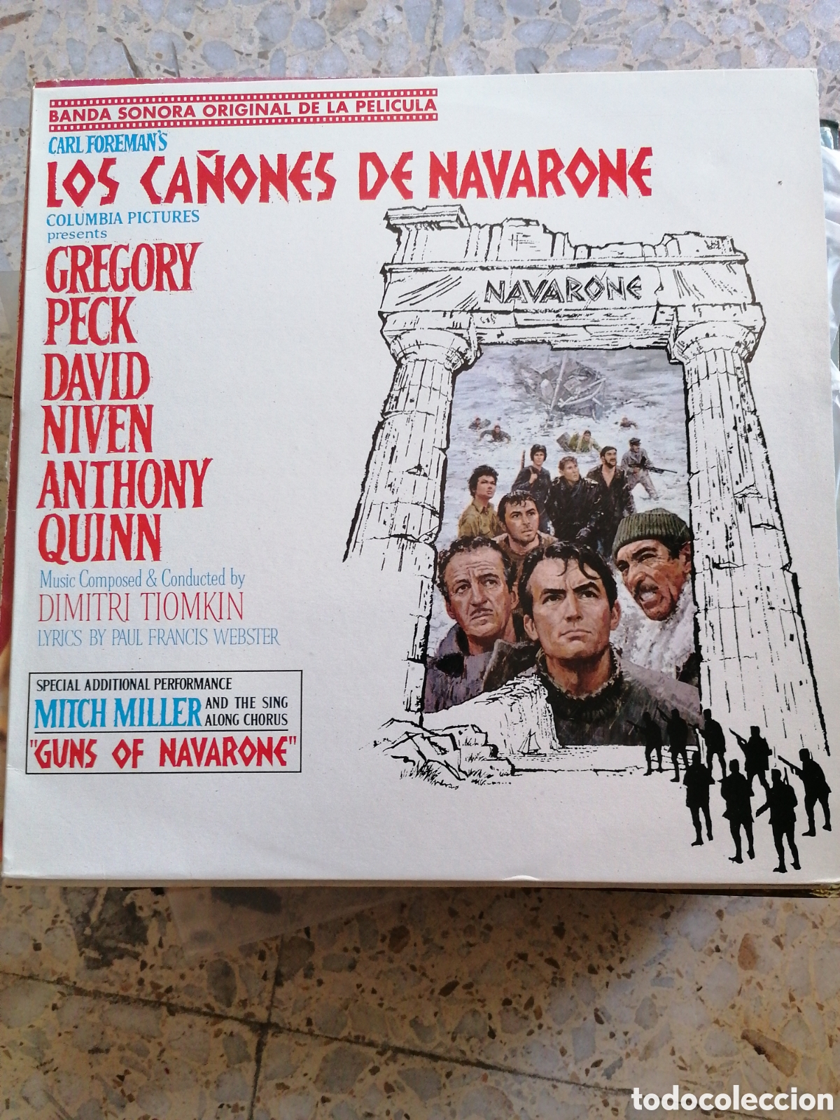 Vinyl records: LP BSO LOS CA&Ntilde;ONES DE NAVARONE 1982 ESPA&Ntilde;A