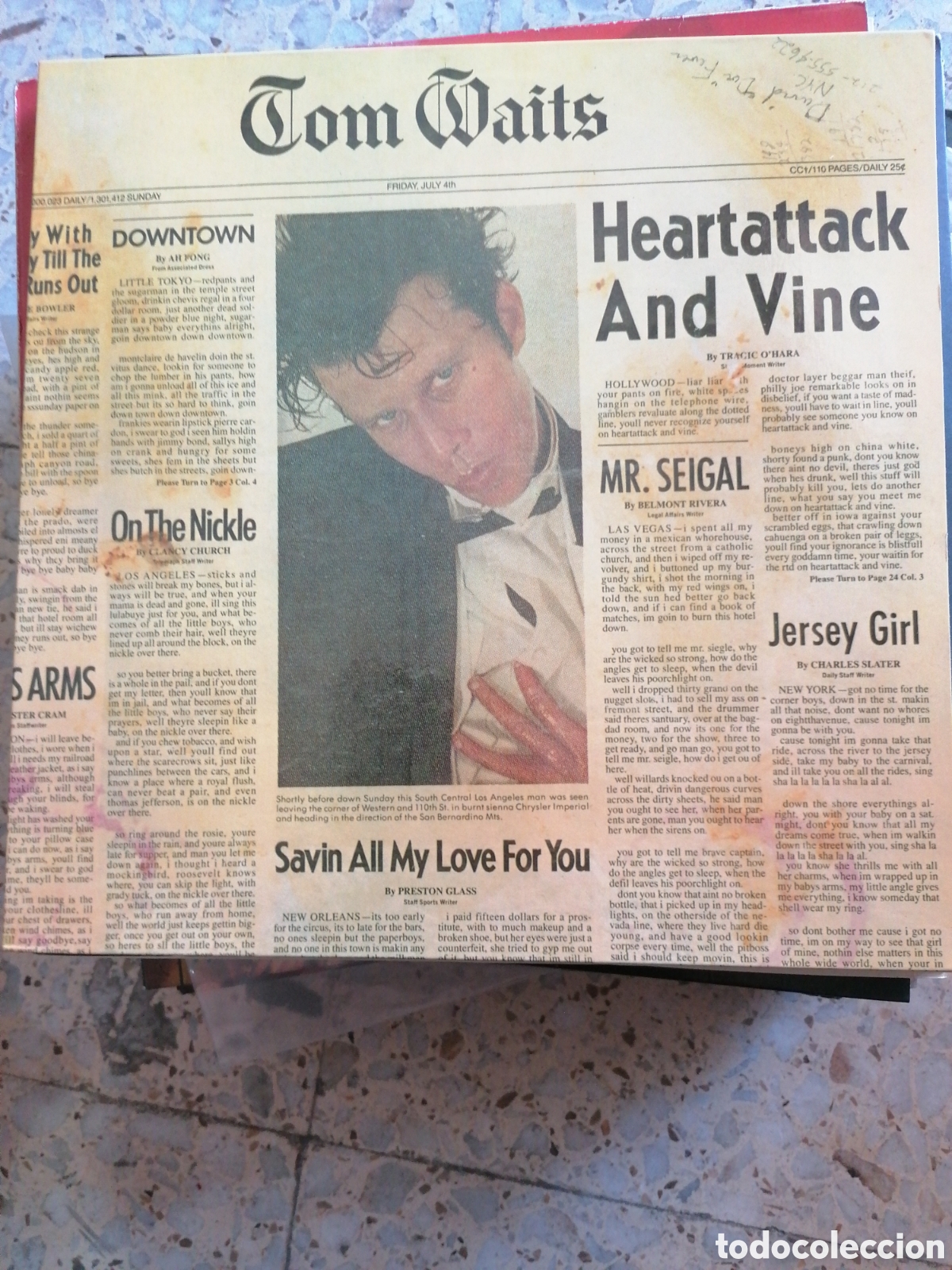Dischi in vinile: LP TOM WAITS HEARTATTACK AND VINE ASYLUM