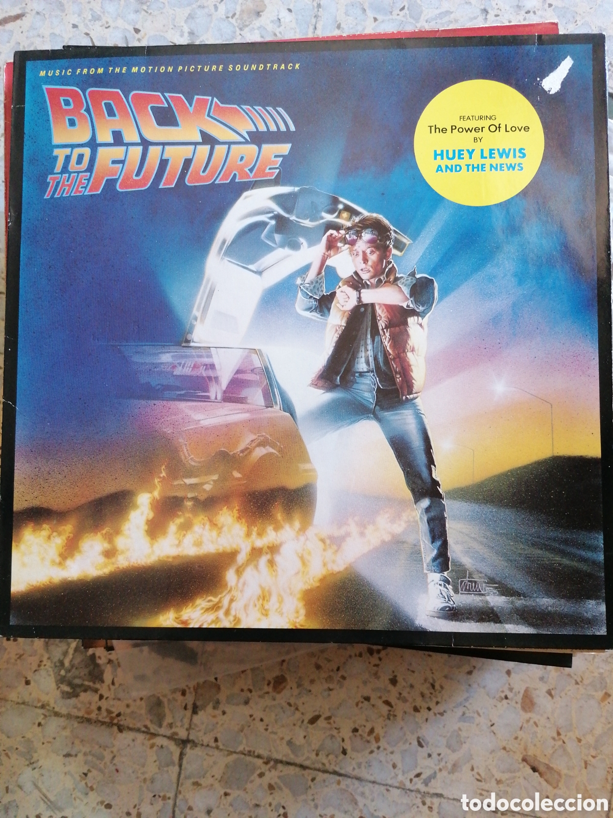 Vinyl records: LP BACK TO THE FUTURE REGRESO AL FUTURO 1985 GERMANY