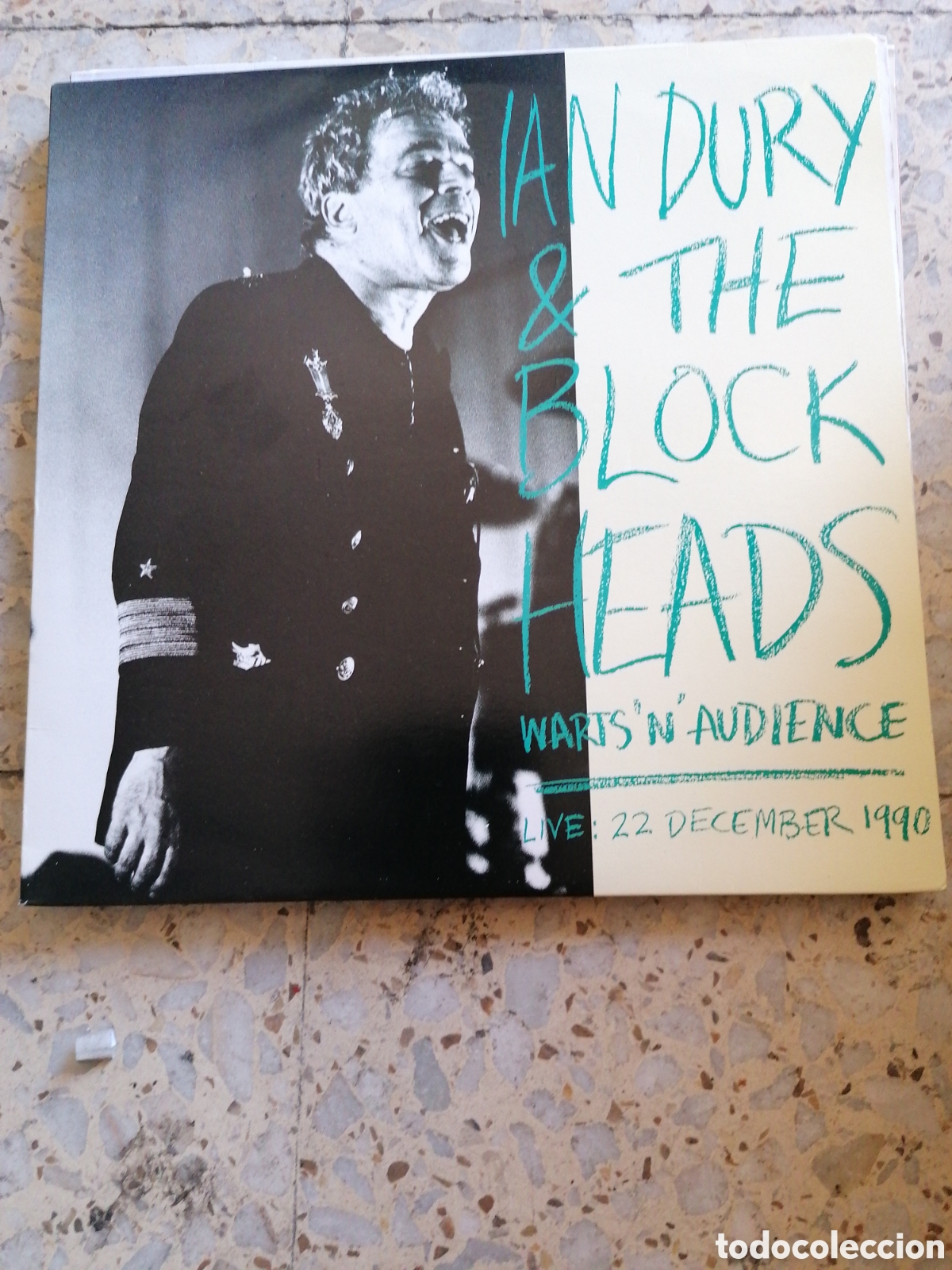 Vinyl records: LP 12&rdquo; Y SGL 7&rdquo; IAN DURY & THE BLOCK HEADS WARTS&acute;N&acute;AUDIENCE 1991 UK