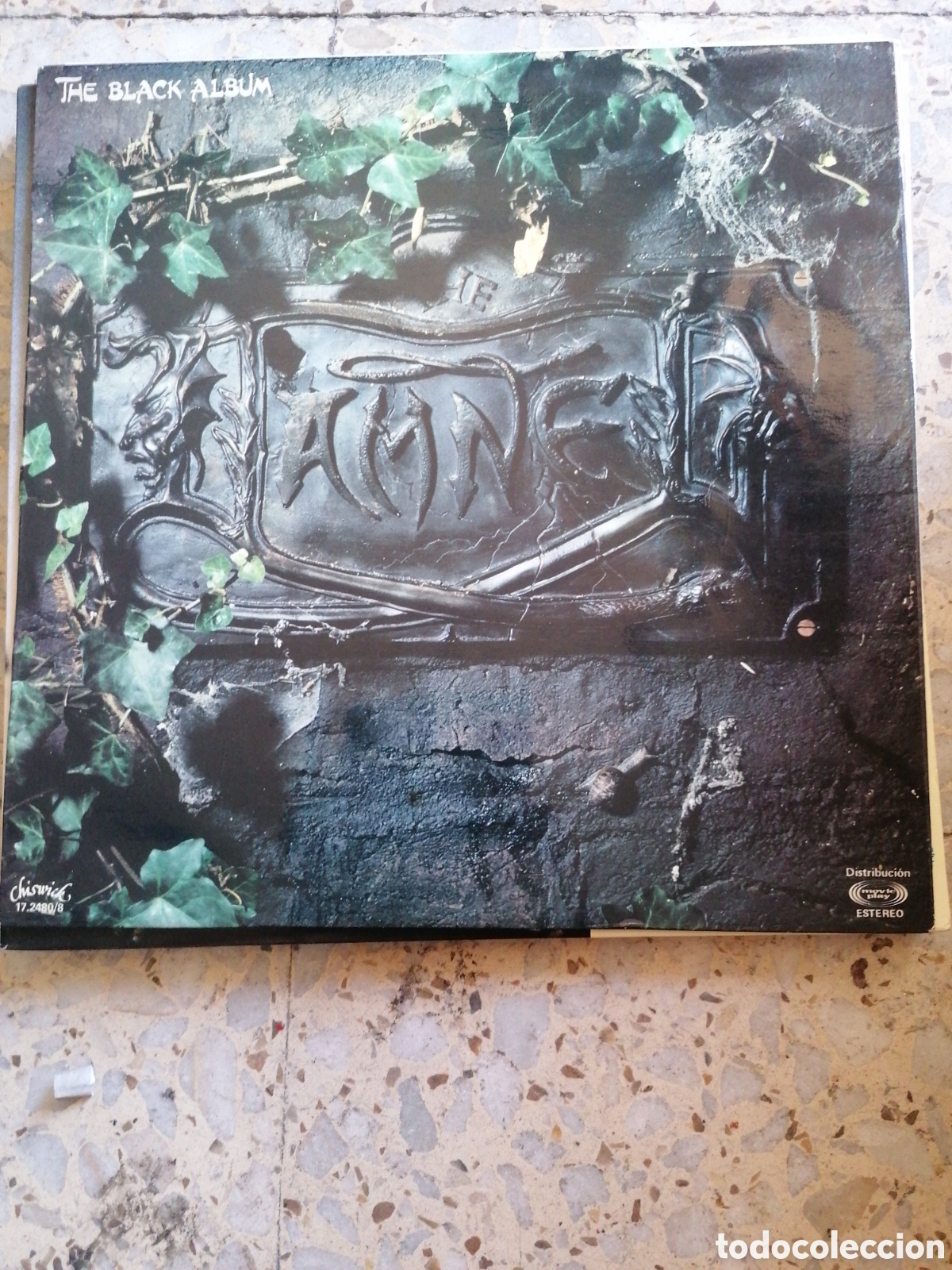 Vinyl-Schallplatten: LP THE DAMNED THE BLACK ALBUM 1980 ESPA&Ntilde;A