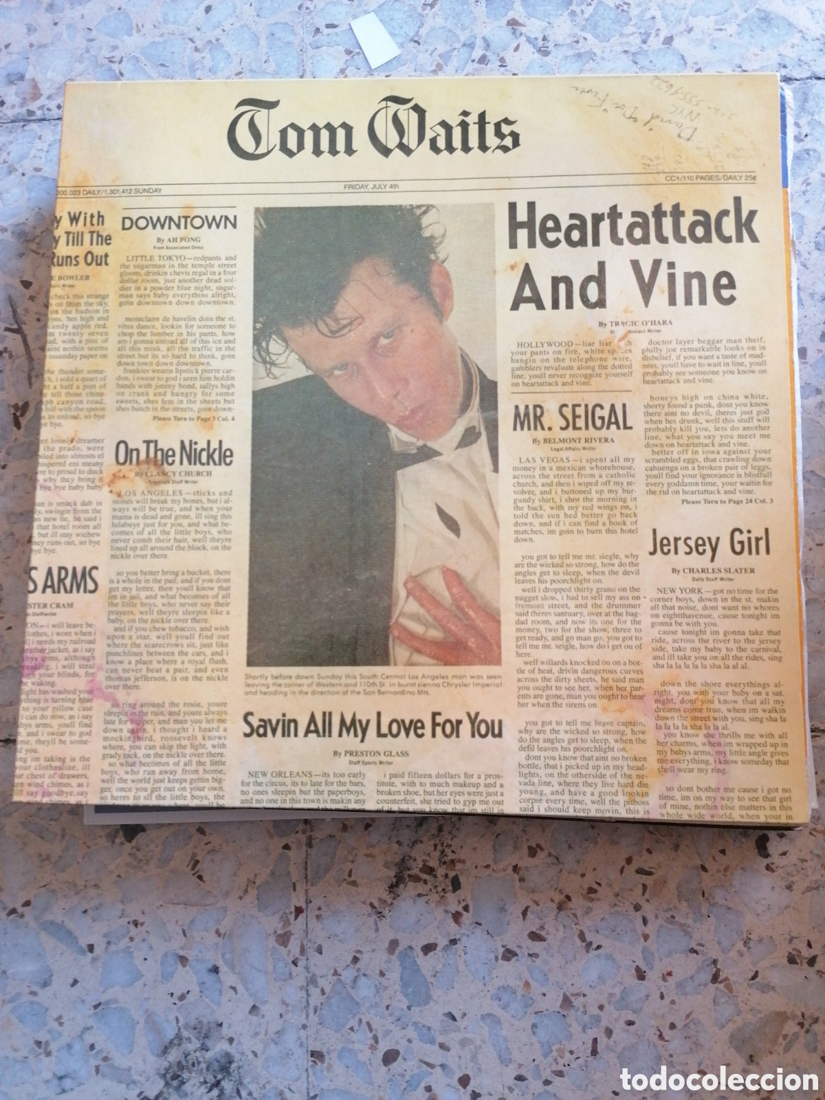 Disques de vinyle: LP TOM WAITS HEARTATTACK AND VINE ASYLUM