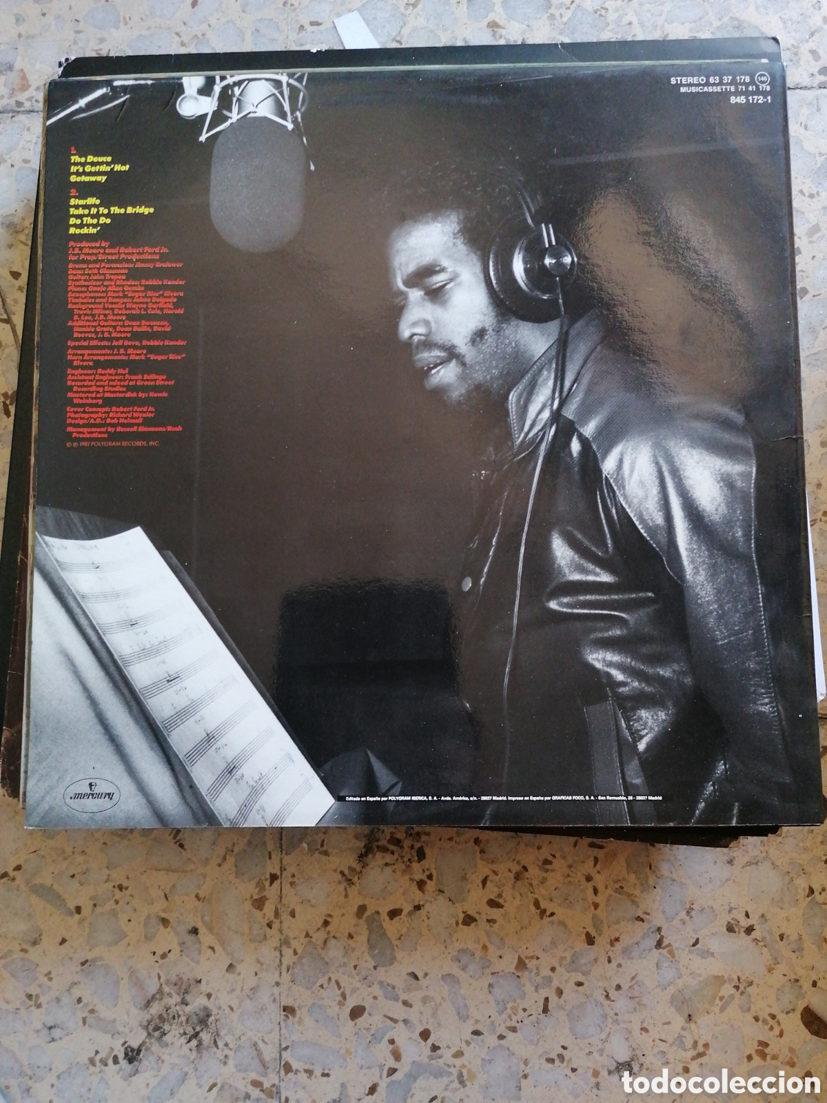 Discos de vinilo: LP KURTIS BLOW DEUCE 1981 ESPA&Ntilde;A - Foto 2