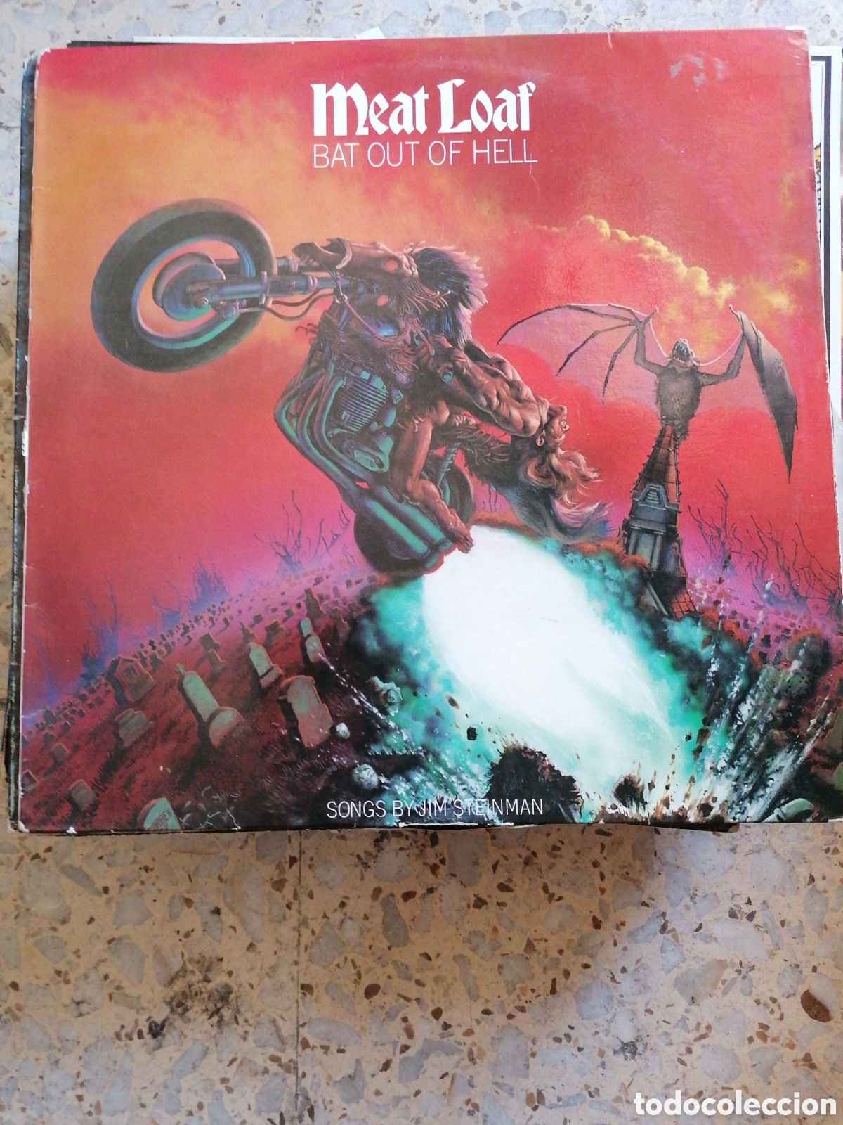 Vinyl records: LP MEAT LOAF BAT OUT OF HELL 1977 ESPA&Ntilde;A