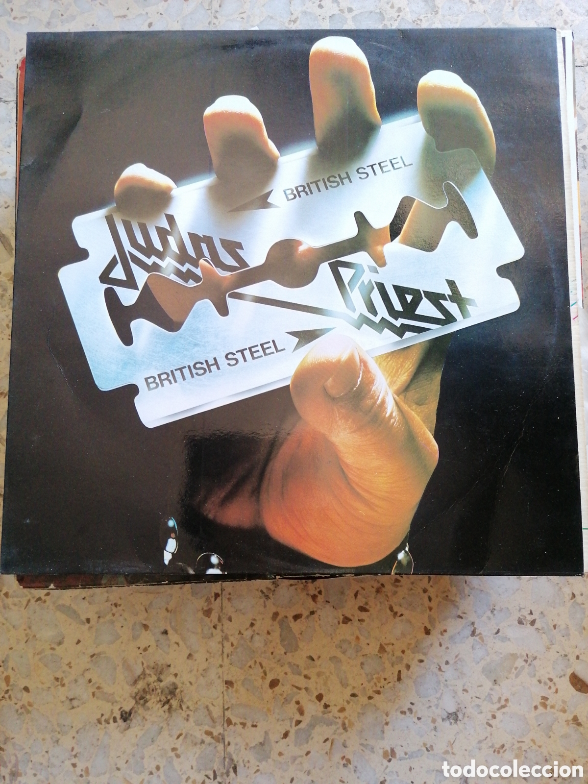 Discos de vinil: LP JUDAS PRIEST BRITISH STEEL 1990 ESPA&Ntilde;A