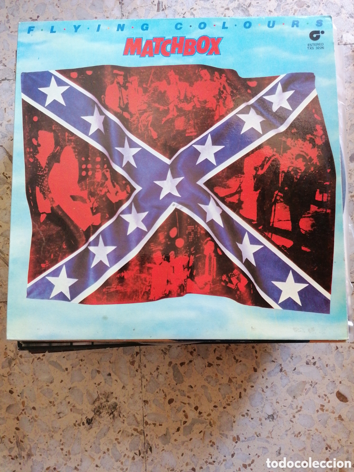 Disques de vinyle: LP MATCHBOX FLYING COLOURS 1981 ESPA&Ntilde;A PROMO
