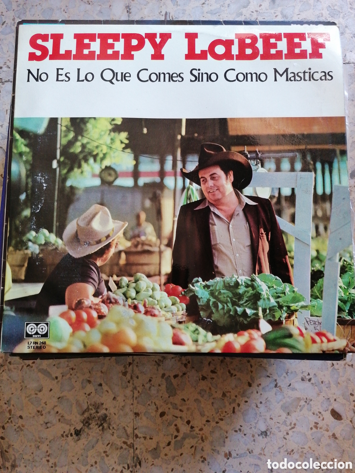 Disques de vinyle: LP SLEEPY LABEEF NO ES LO QUE COMES SINO COMO MASTICAS 1981 ESPA&Ntilde;A EX