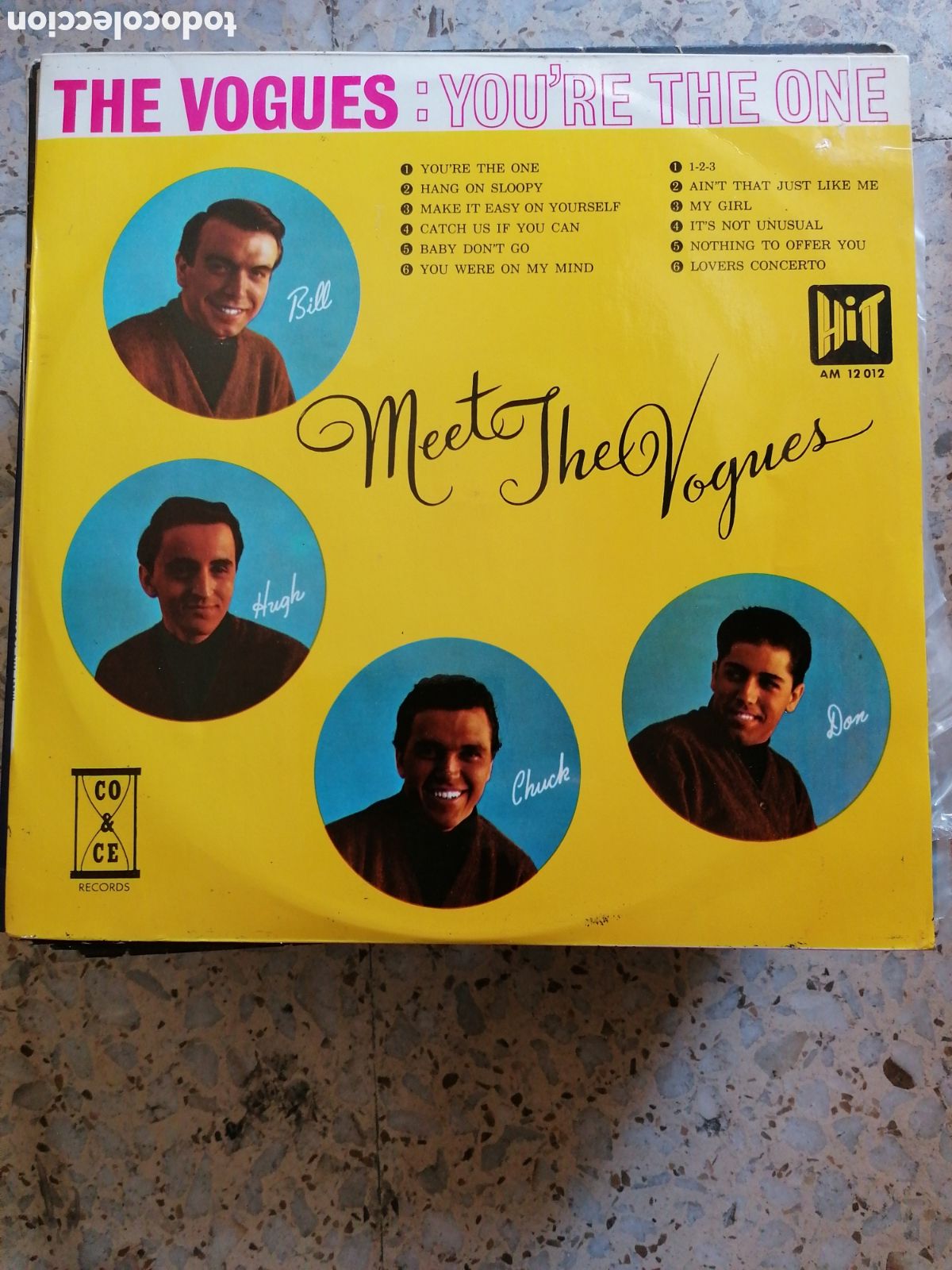 Vinyl-Schallplatten: LP THE VOGUES YOU&acute;RE THE ONE 1966 ESPA&Ntilde;A EX