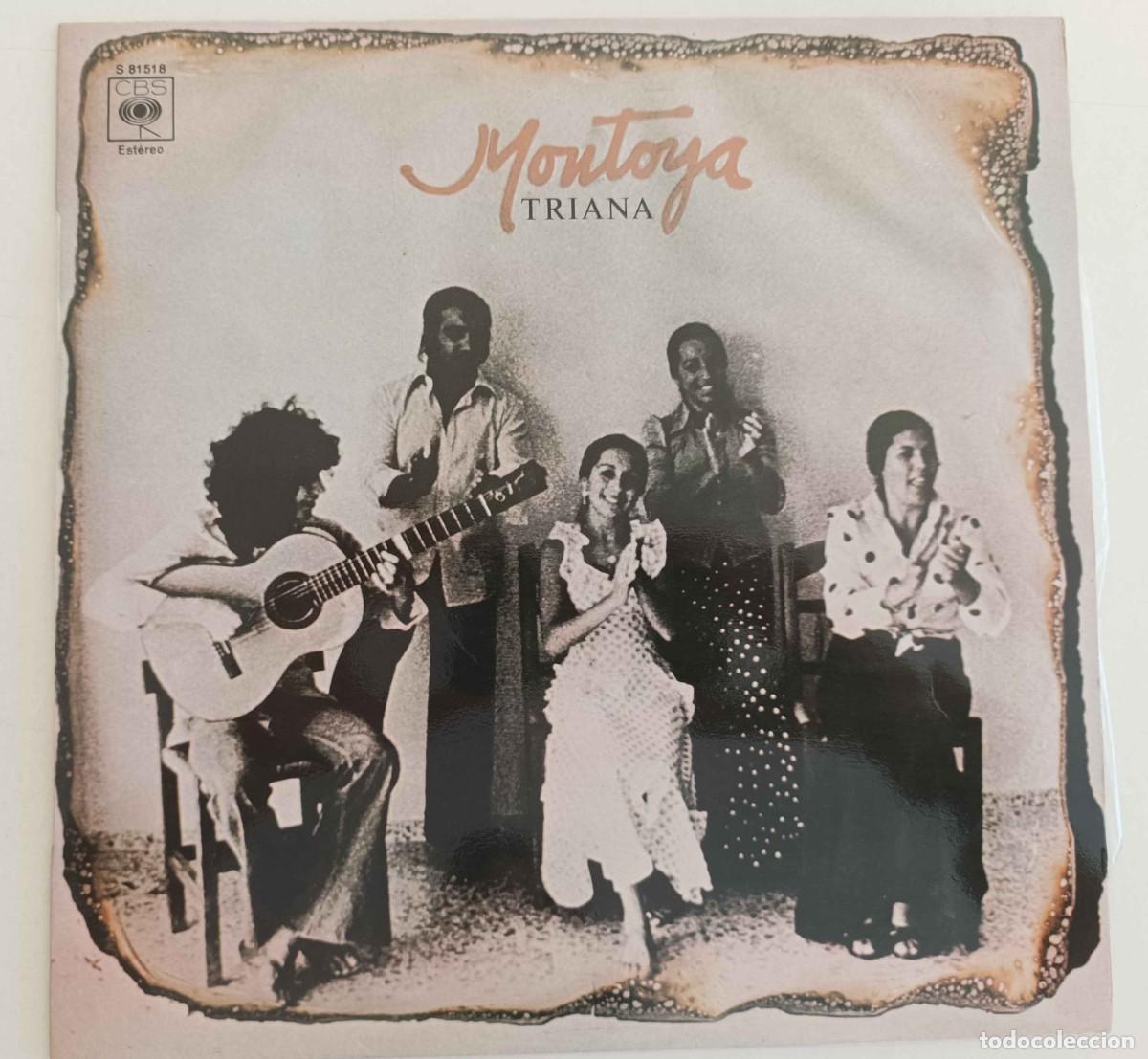 Discos de vinilo: MONTOYA &rdquo;Triana&rdquo; LP Vinilo Espa&ntilde;a CBS 1976 Flamenco Raimundo Amador La negra Montoya Carmen Lole Man
