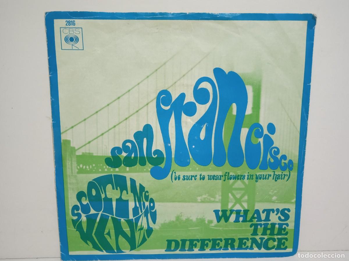 Discos de vinilo: Scott McKenzie - San Francisco / What's The Difference - Single - 1967 - Benelux
