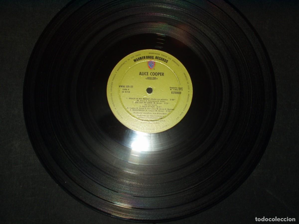 Discos de vinilo: ALICE COOPER LP KILLER 1&ordf; EDICION ESPA&Ntilde;OLA - Foto 3