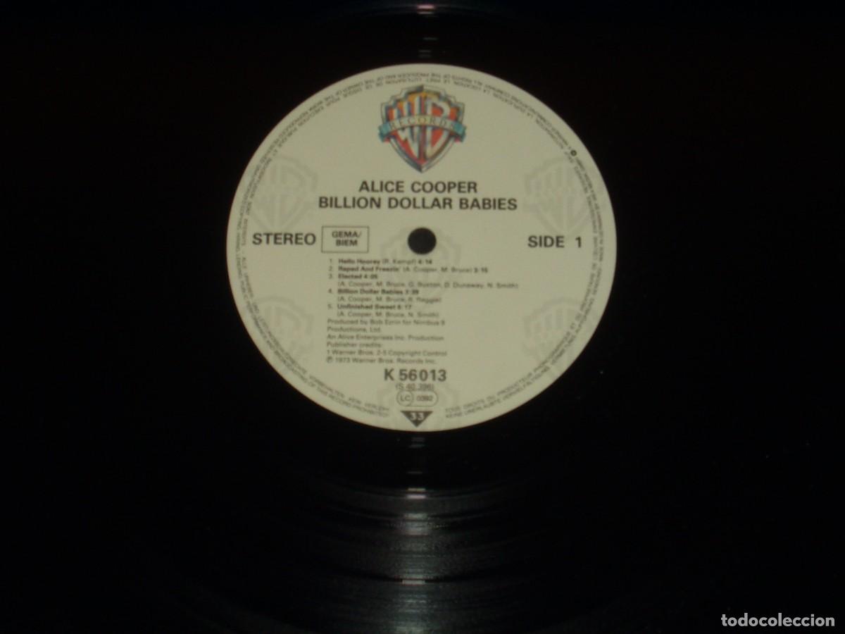 Discos de vinilo: ALICE COOPER LP BILLION DOLLAR BABIES - Foto 3