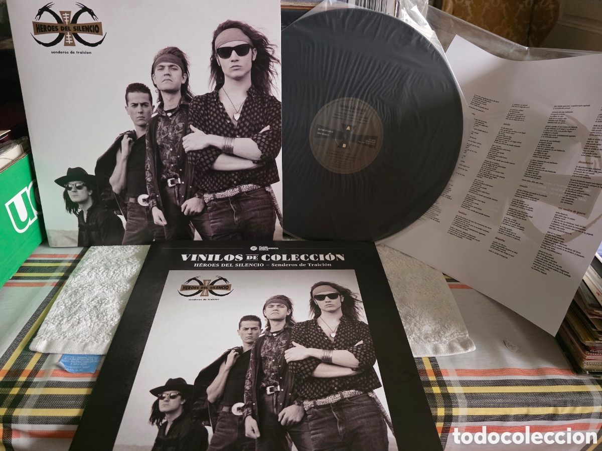 Discos de vinilo: H&eacute;roes Del Silencio&nbsp;&ndash;&nbsp;Senderos De Traici&oacute;n 2014 Argentina + libro revista
