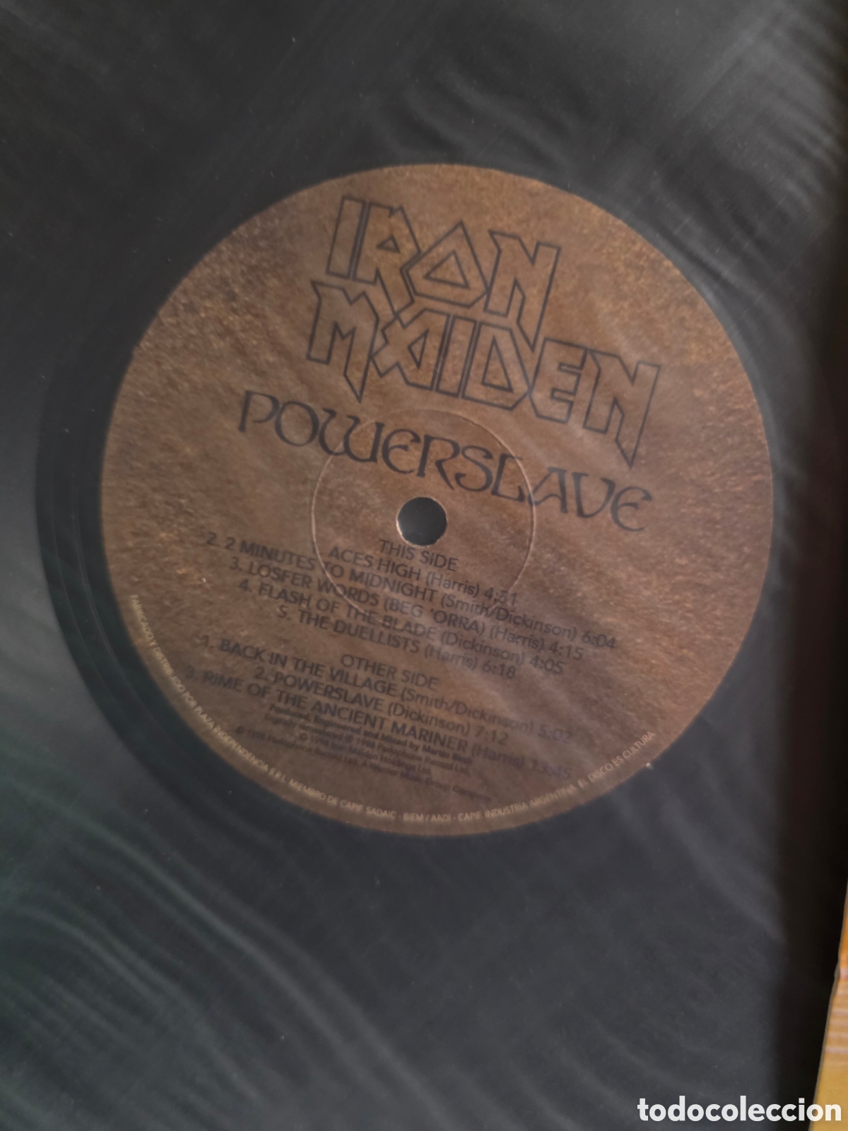 Discos de vinilo: Iron Maiden&nbsp;&ndash;&nbsp;Powerslave 2021 EDICI&Oacute;N ARGENTINA - Foto 2