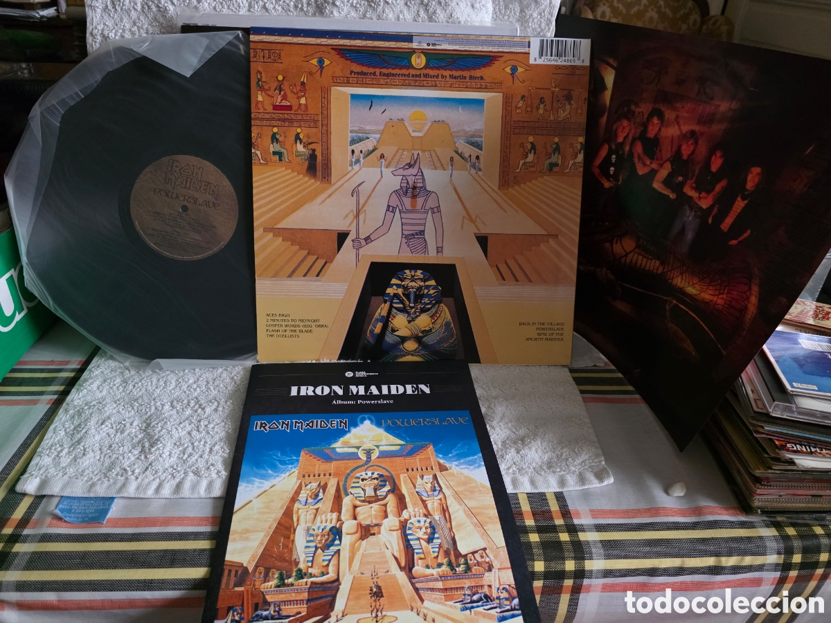 Discos de vinilo: Iron Maiden&nbsp;&ndash;&nbsp;Powerslave 2021 EDICI&Oacute;N ARGENTINA - Foto 3
