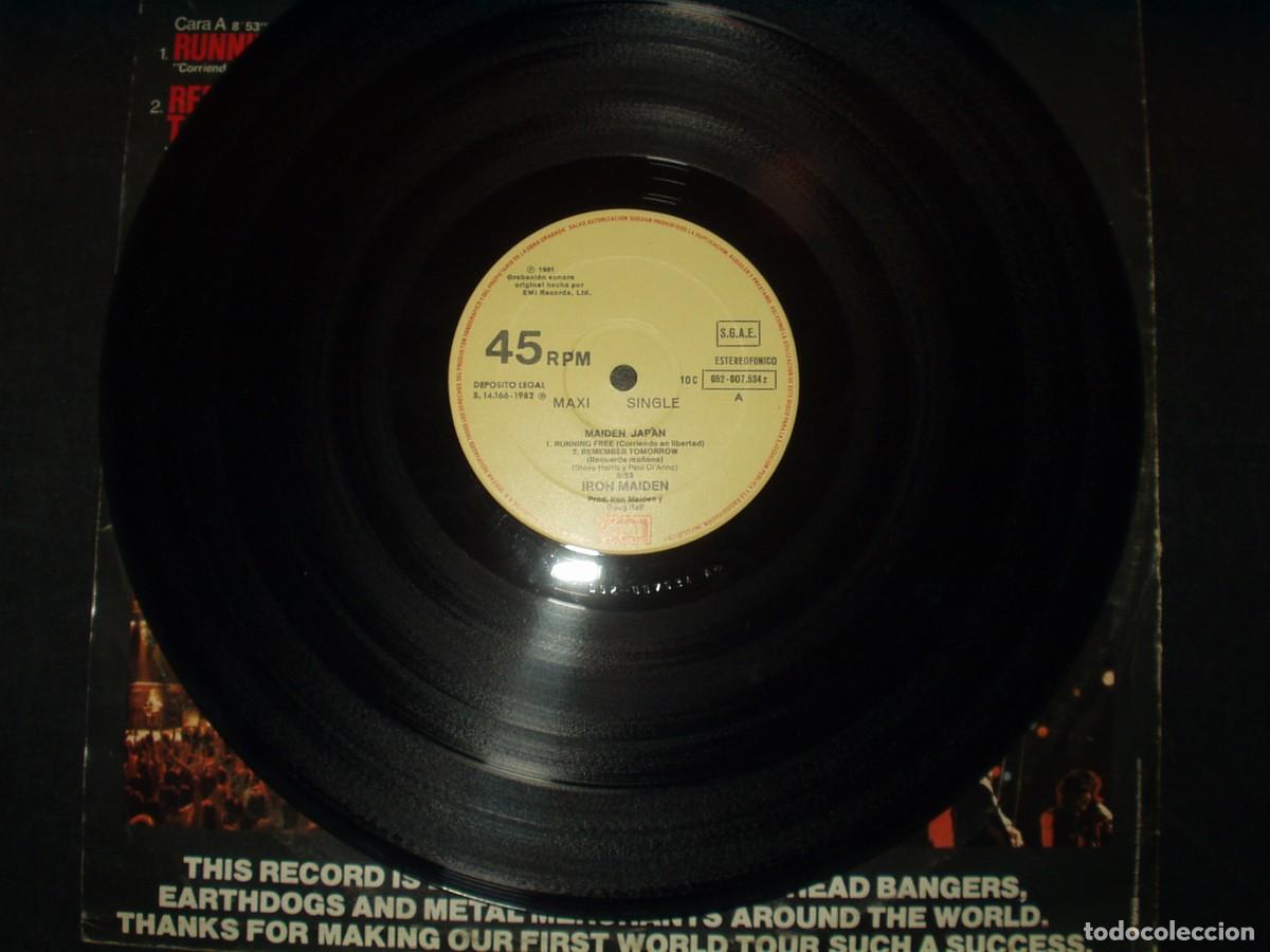 Discos de vinilo: IRON MAIDEN MAXI SINGLE MAIDEN JAPAN - Foto 3