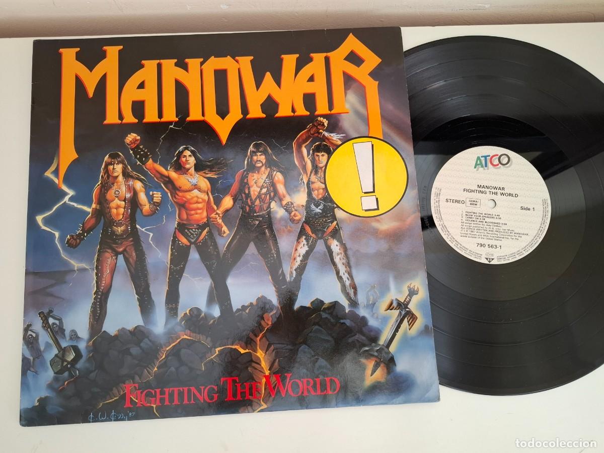 Discos de vinil: MANOWAR - FIGHTING THE WORLD . LP.