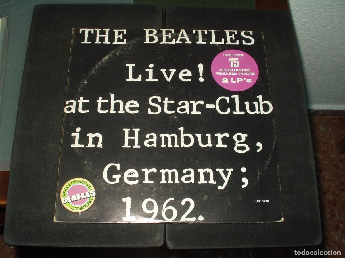 Discos de vinilo: BEATLES LP (DOBLE) LIVE AT THE STAR-CLUB IN HAMBURG EDICION VENEZUELA.