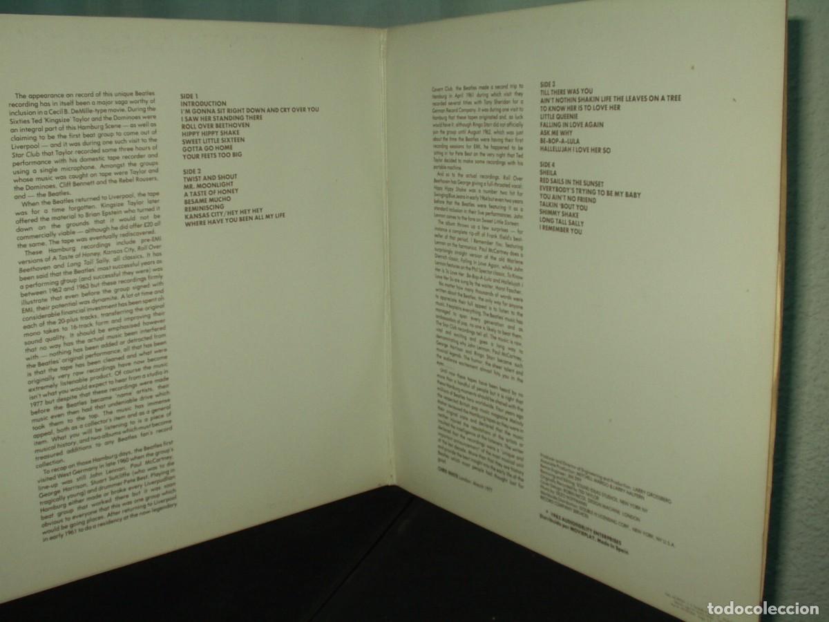 Discos de vinilo: BEATLES LP DOBLE HISTORIC SESSIONS - Foto 2