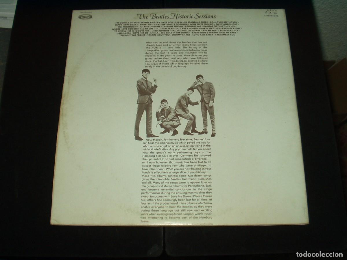 Discos de vinilo: BEATLES LP DOBLE HISTORIC SESSIONS - Foto 3